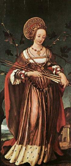 HOLBEIN, Hans the Younger St Ursula oil painting image